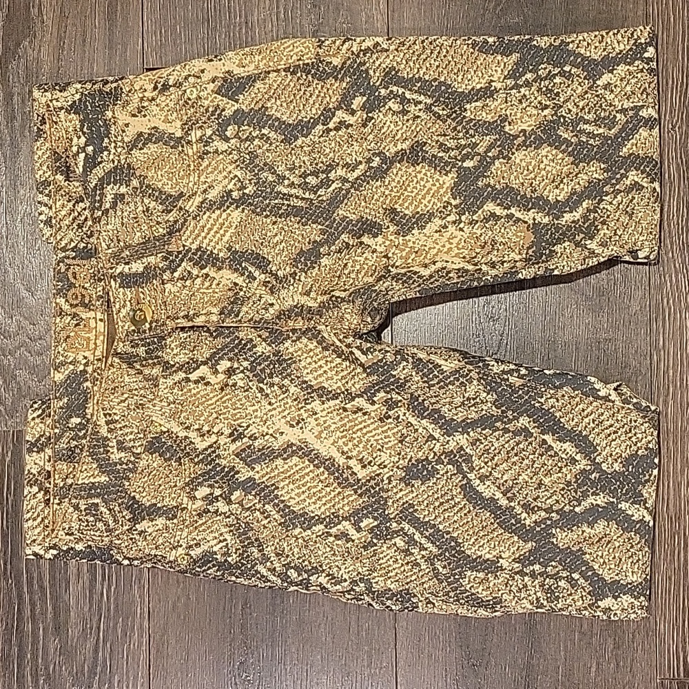 ❤ DL1961 EMMA SNAKESKIN PRINT SKINNY LEGGING JEANS IN SLITHER, 0 (25) - Picture 2 of 6